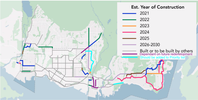 Map highlighting our concerns